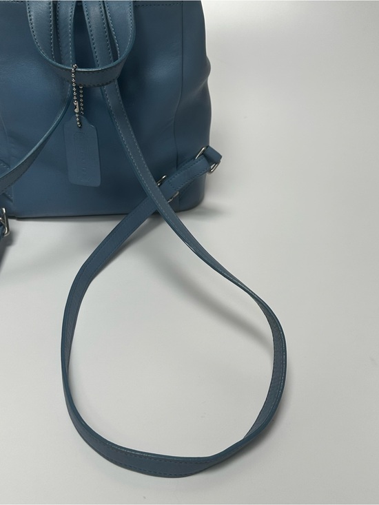 Coach Blue Leather Drawstring Backpack - Women\'s Casual Shoulder Bag main image 8